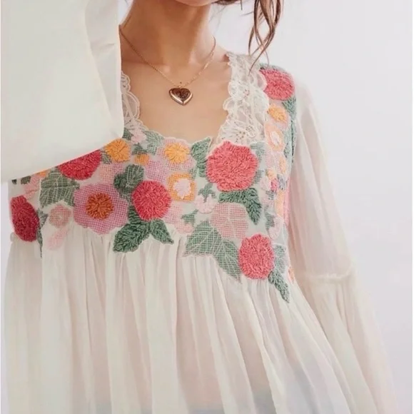 Free People Madeline Tunic Cream
Combo XL  $168 - Picture 3 of 7